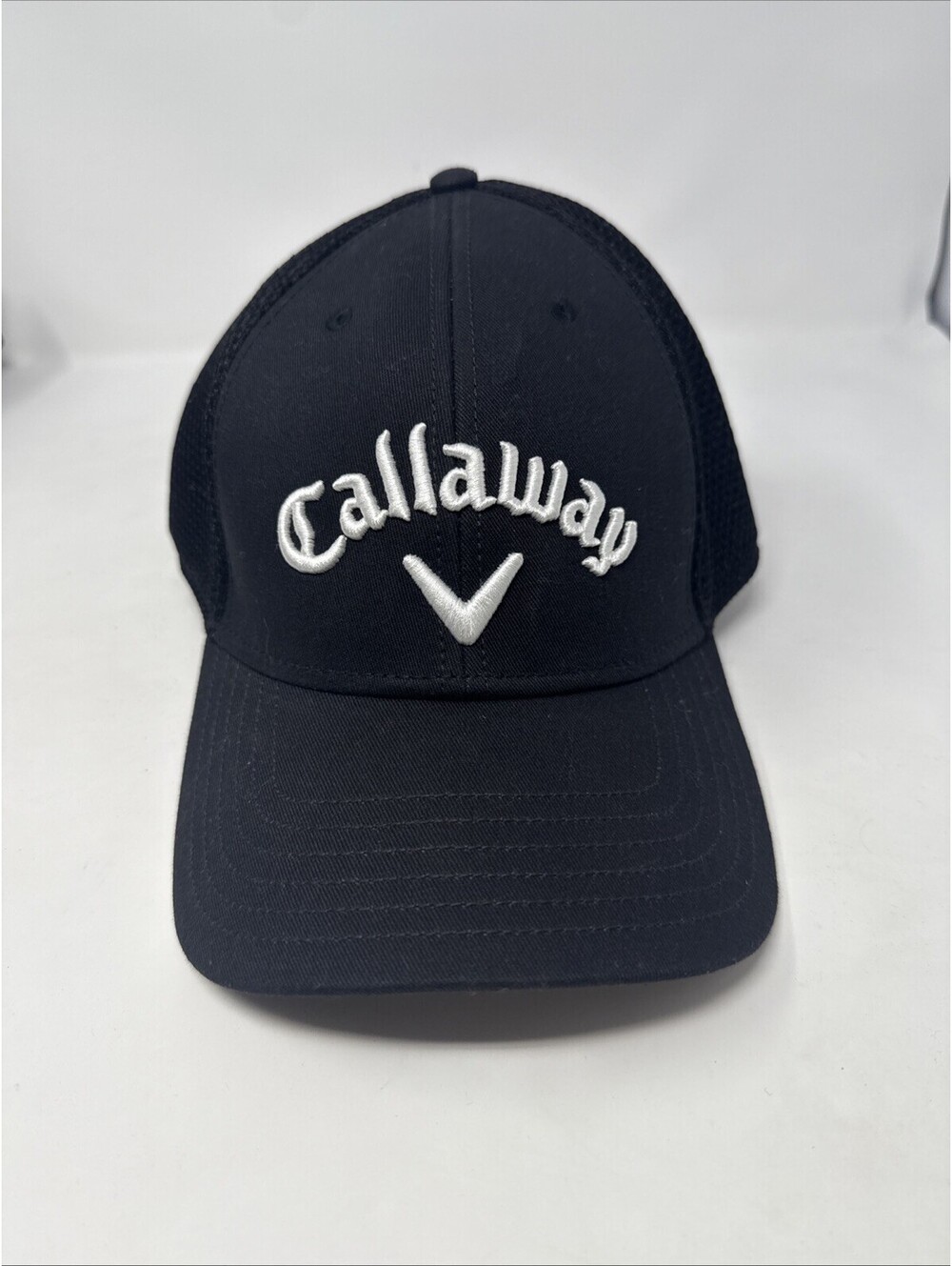 Callaway Mesh Cap Hat Golf Black Adjust Snap